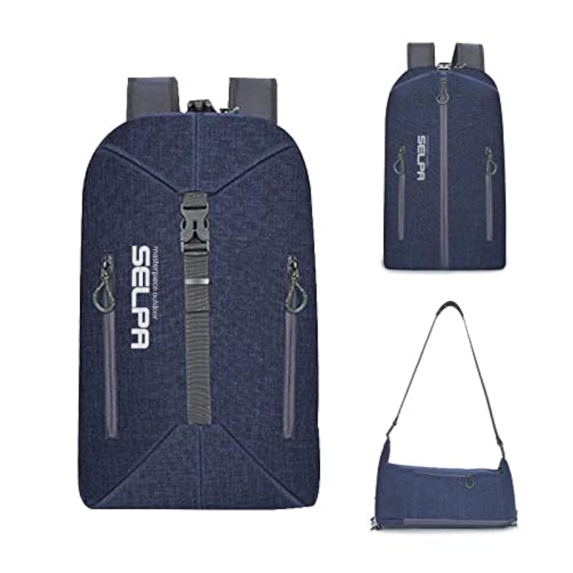 Multi Function Travel Backpack, 30L Dark Blue